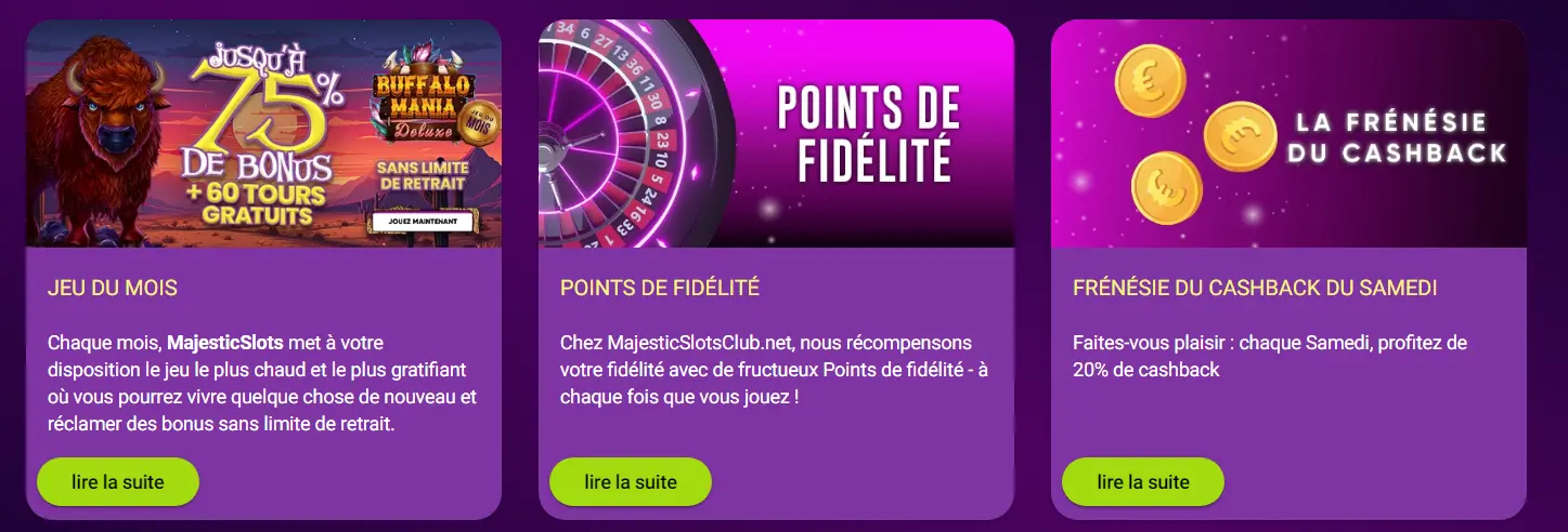 Majestic Slots | Guide & Inscription en France
